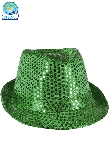 CAPPELLO PAILLETTES VERDE